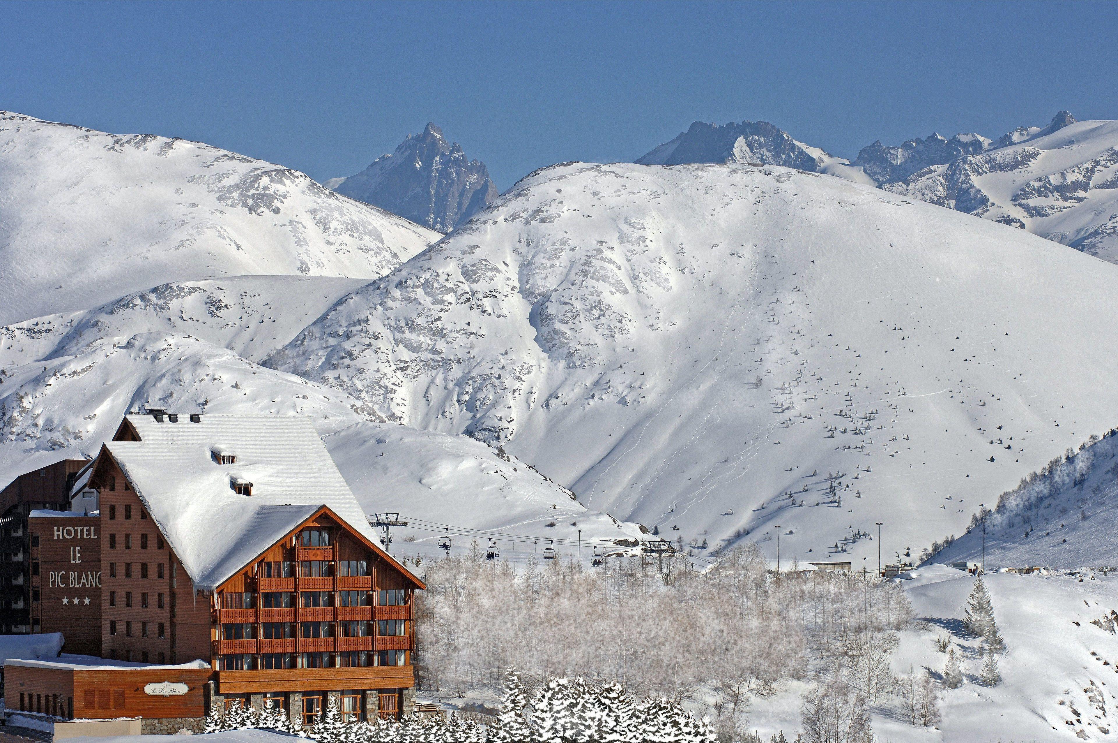Le Pic Blanc Hotel Alpe d'Huez ภายนอก รูปภาพ
